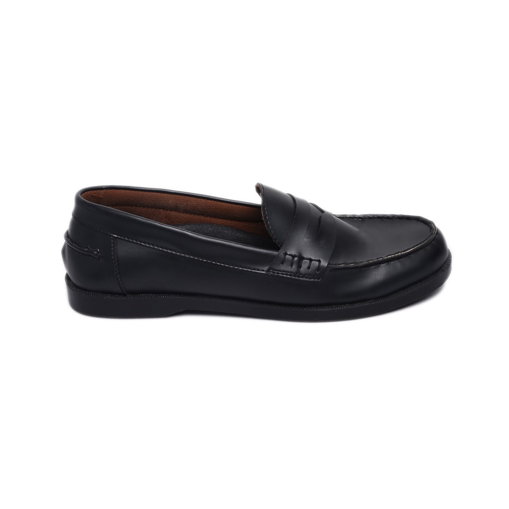 Sepatu Casual Klasik Pantofel Pria Cowok Men Slip On Footwear | Arbeiten 0.1 Black | FORIND x FSTP