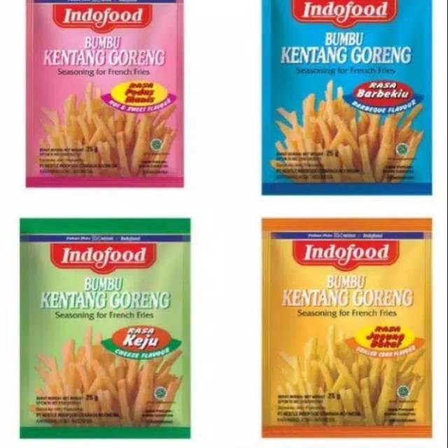 

Indofood bumbu kentang goreng 25gram
