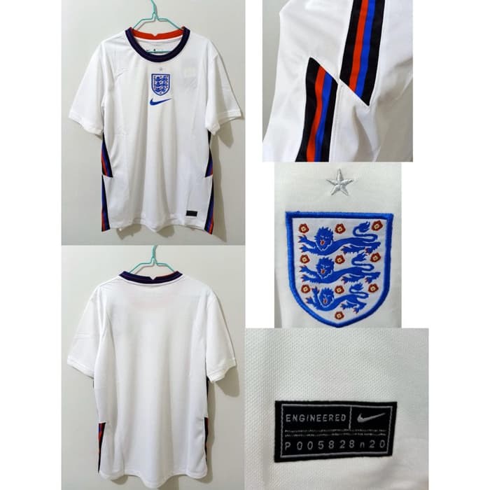  BAJU  BOLA  JERSEY INGGRIS  HOME JERSEY ENGLAND HOME EURO 