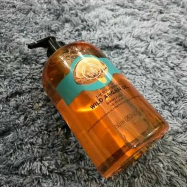 The Body Shop Original Wild Argan Oil Shower Gel 750ml (jumbo)