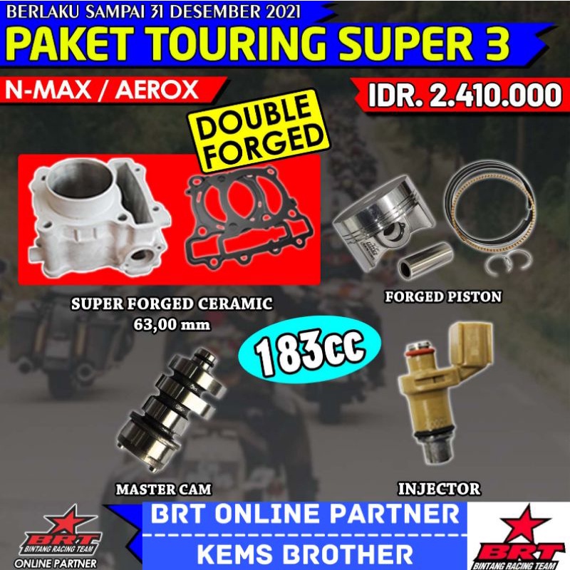 PAKET TOURING SUPER 3 NMAX/AEROX