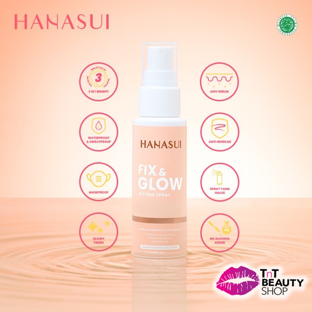 Hanasui Fix &amp; Glow Setting Spray 60ml