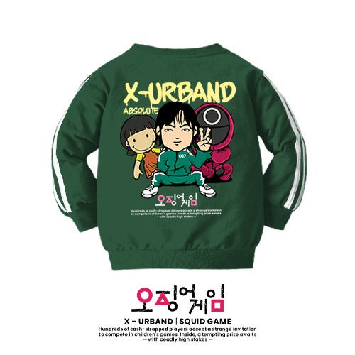 Setelan Anak Squidgame / Setelan Fleece anak Squidgame