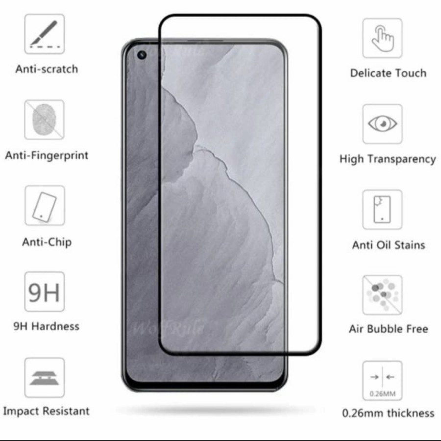 REALME 9 PRO REALME 9 PRO+ TEMPERED GLASS FULL COVER LIST FRAME ANTI GORES KACA CLEAR BENING TRANSPARAN TEMPRED FULL LEM SCREEN GUARD FULL SCREEN PELINDUNG LAYARREALME 9 PRO PLUS REALME 9 PRO +