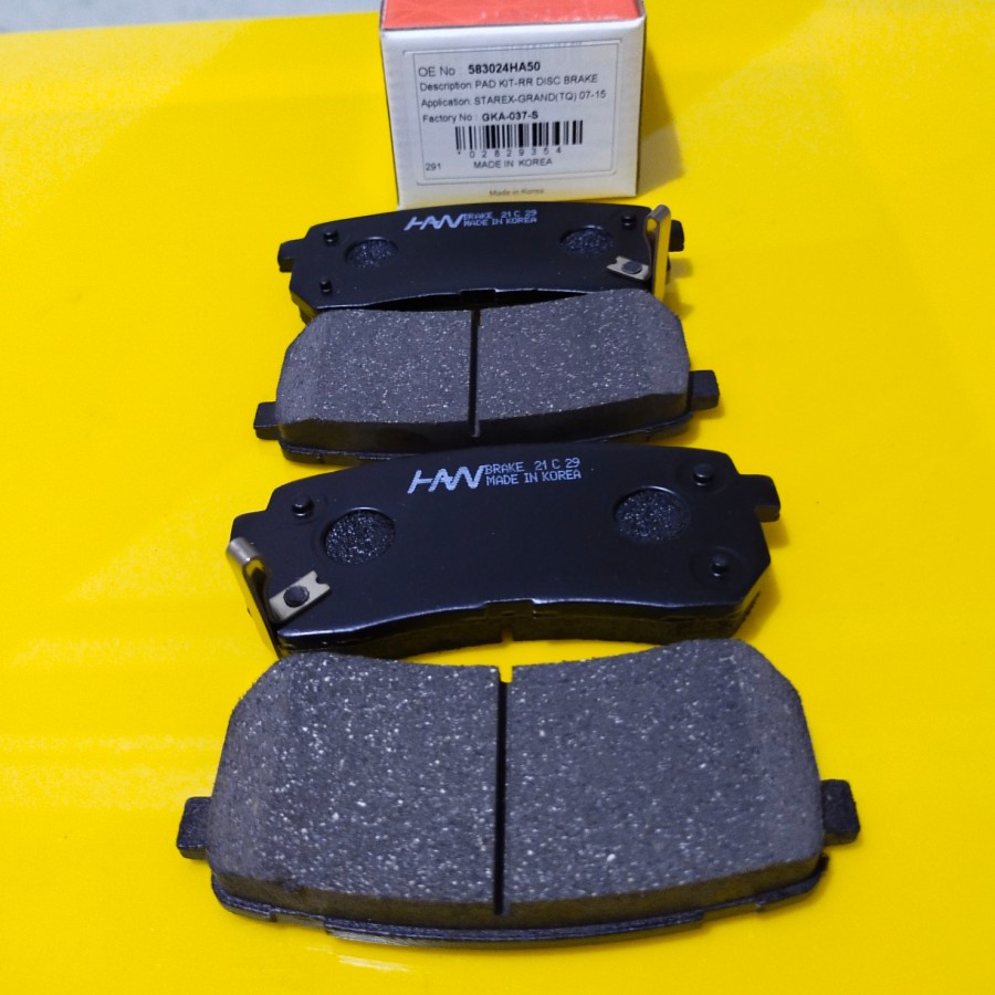 Kampas Rem Belakang Hyundai H1 H 1 Brake Pad Hyundai H1 Belakang SET Model Cakram