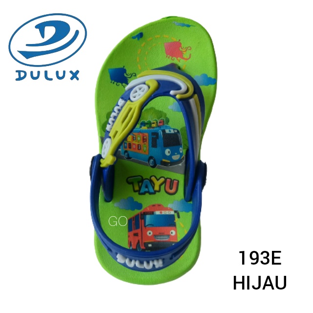 gos DULUX 193 E Sandal Jepit Anak terbaru Warna Warni Karakter Tayo