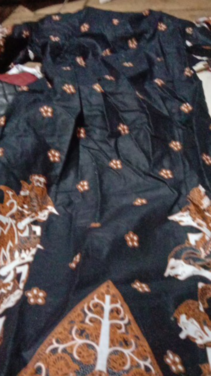 Gamis Batik (cod) Manggar Gamis Batik Pesta Model Terbaru