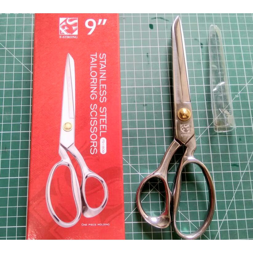 

Gunting Kain Bahan Kertas FS-1809 / FS 1809 Ukuran 9" Stainless Steel