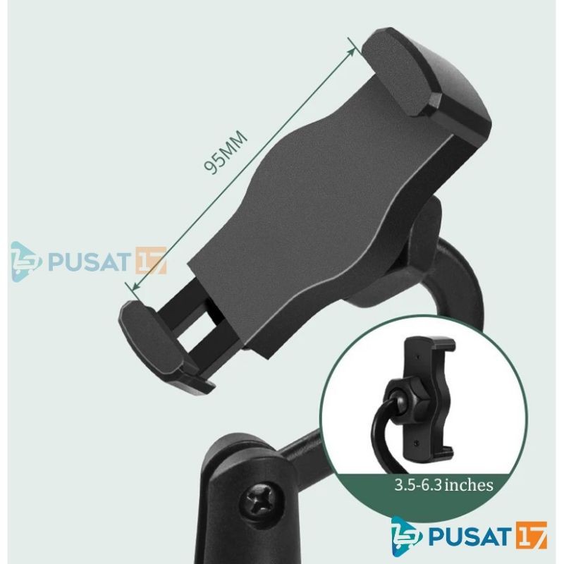 KK1 Holder HP di Meja | Dudukan Tempat Hape | Stand Tatakan Handphone | Tomsis Duduk Stand Live