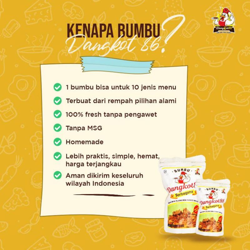 

Bumbu Dangkot86 Serbaguna 500G