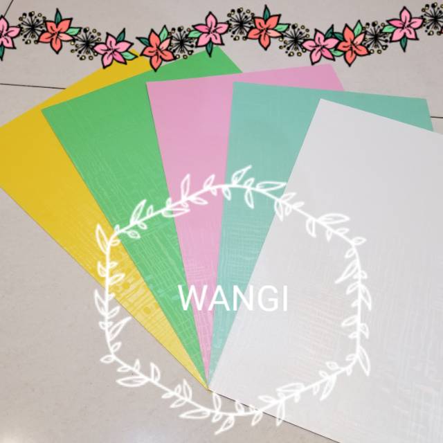 

[50 lembar] Kertas / Karton Jasmine WANGI " PARFUM " 210gsm F4 /A4