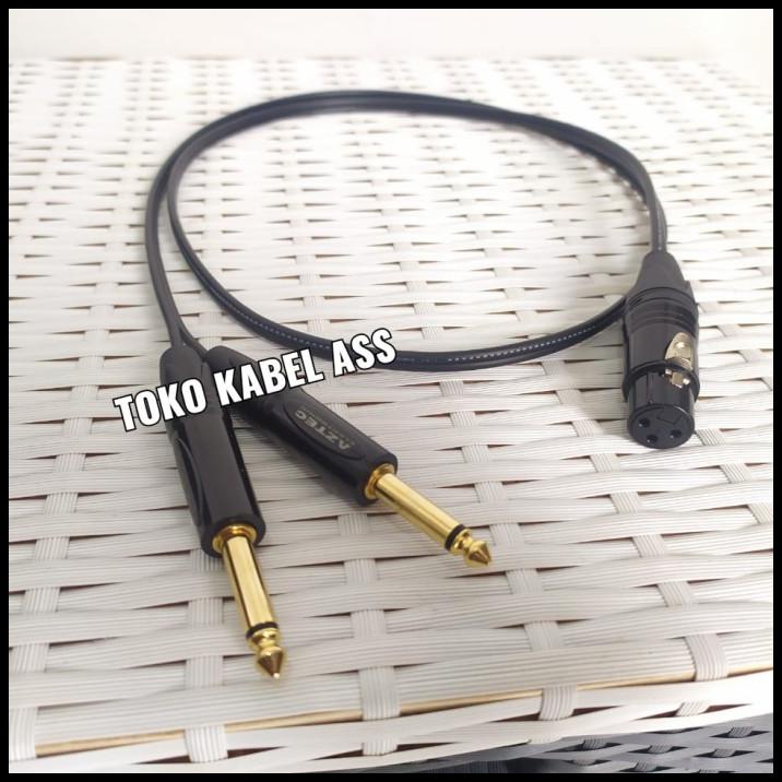 Kabel Xlr Female Ke Jack Mono Kabel Mogami 2947 Original Jepang 1 Mete