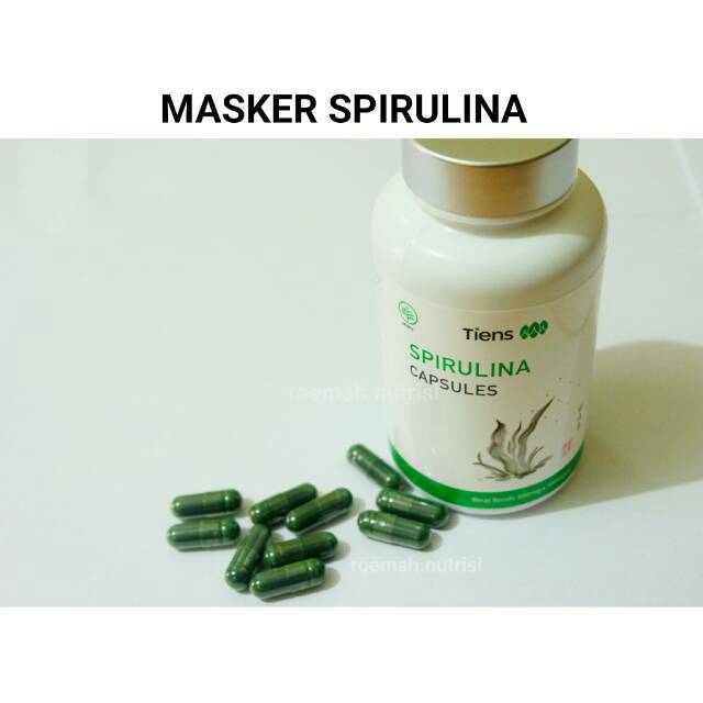 Obat Jerawat Pria - Masker Spirulina Tiens - Atasi Jerawat