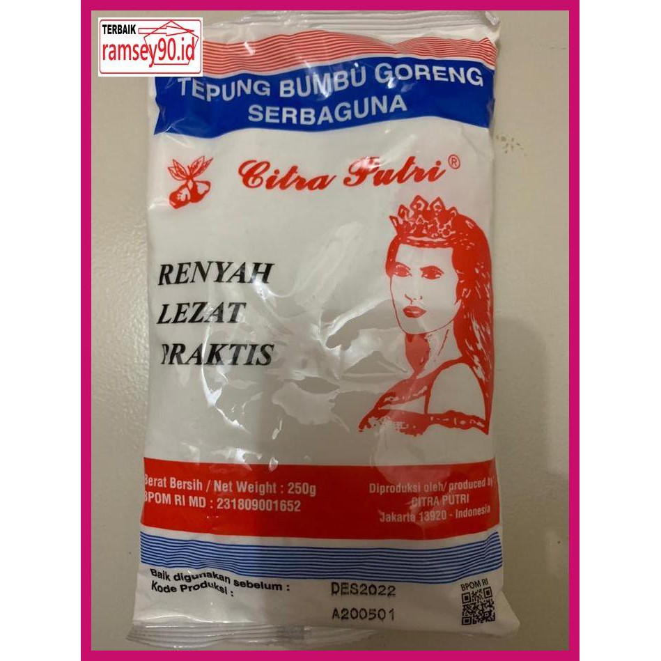 

Rytdhy- Tepung Serbaguna "Citra Putri" 250 Gr 7Utu7T-