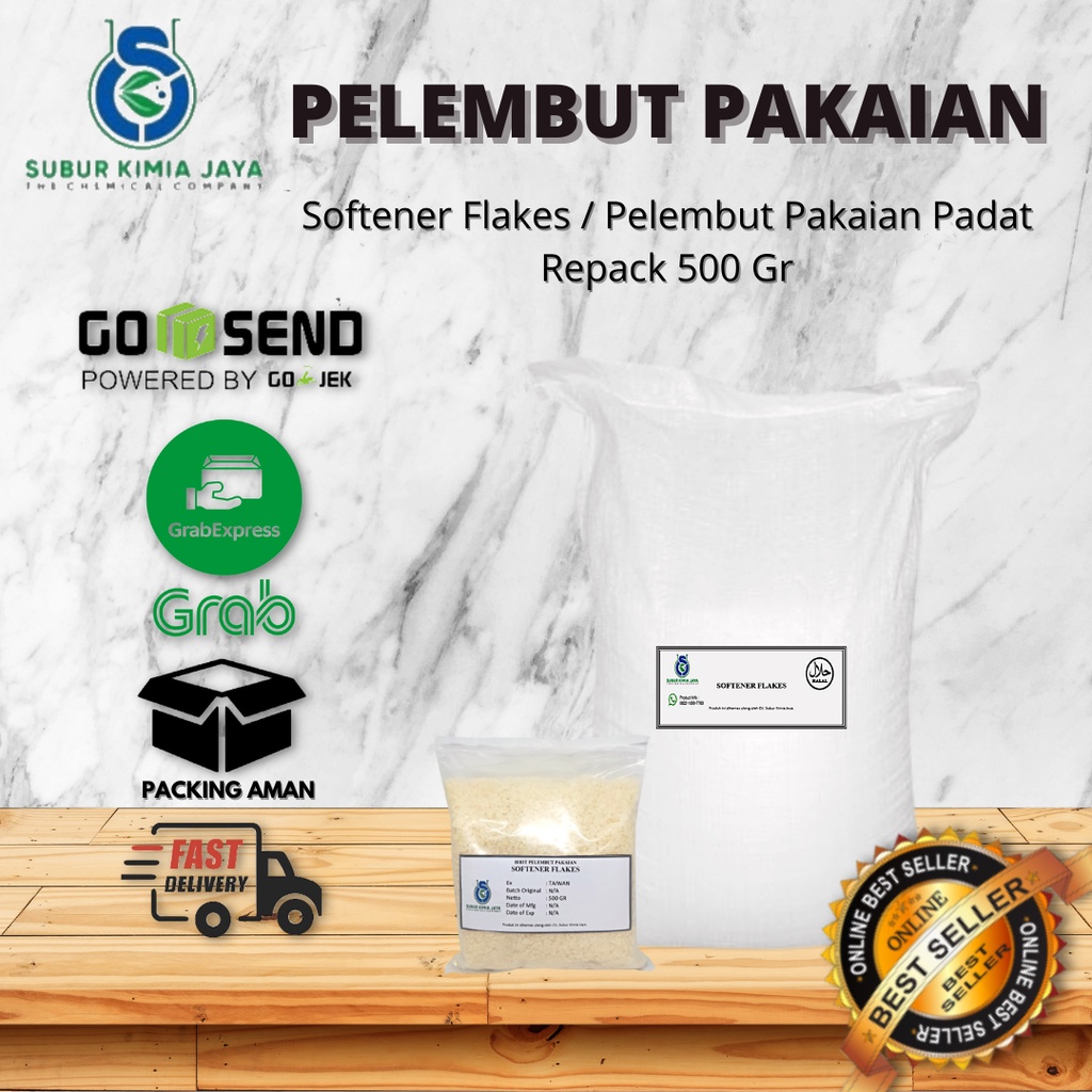 

Softener Flake / Bibit Pelembut / Biang Pelembut 500 GR Premium