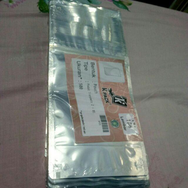 Terlaris Standing Pouch Alumunium Foil Transmetz Kombinasi Silver 500gram With Zipper, Klip