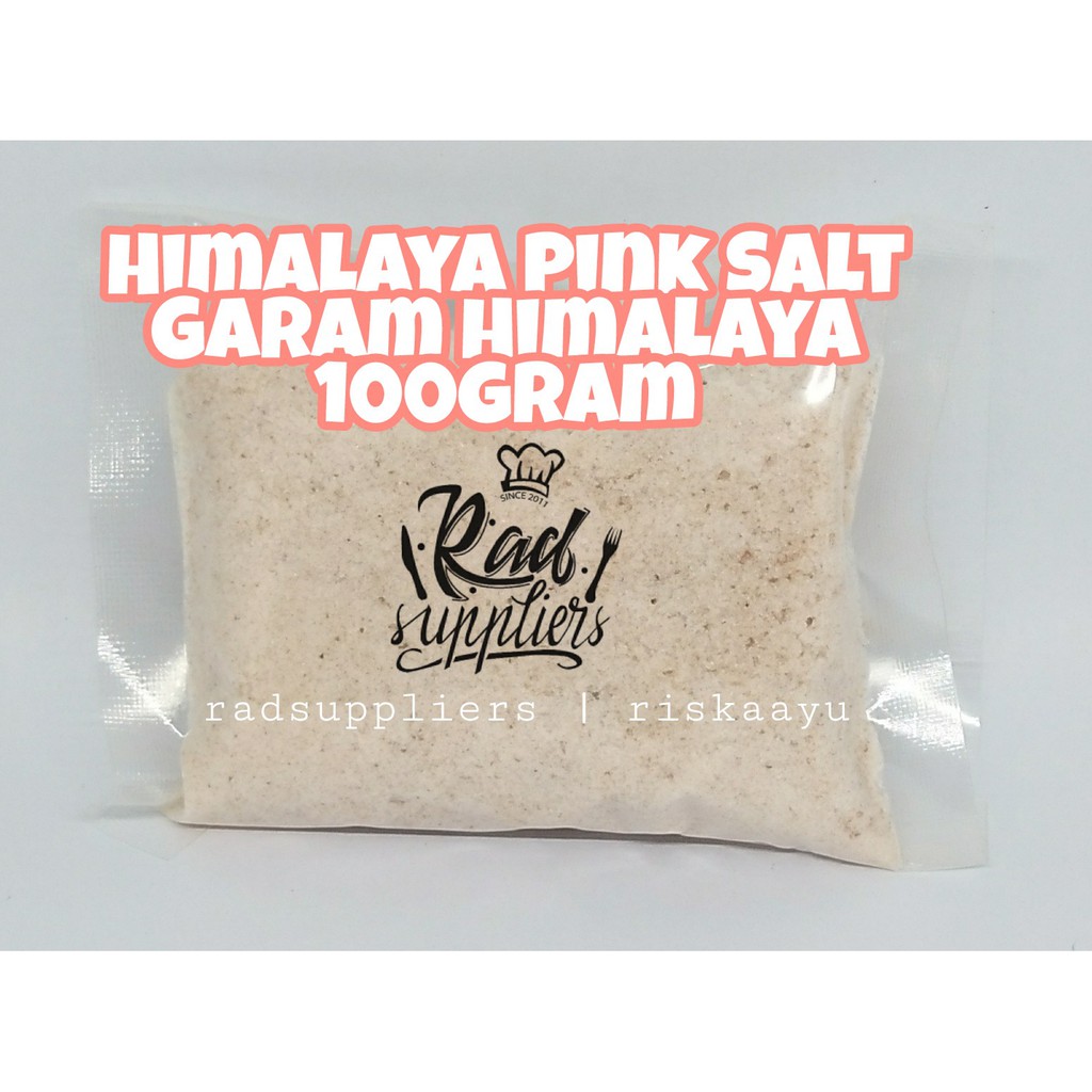 

Himalaya Pink Salt kemasan MINI 100gram, Garam Himalaya Pink 100gram,