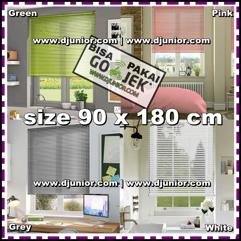 TIRAI LIPAT / TIRAI JENDELA GULUNG / ROLLER BLIND / VENETIAN BLIND / 40 x 180 / 60 x 180 / 40x180 / 60x180 cm TERLARIS ACE KRIS FORHOME