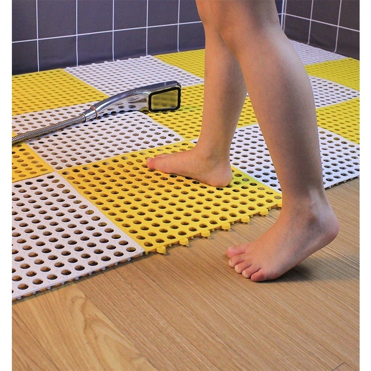 PROMO COD KARPET KAMAR MANDI ANTI SLIP POLKADOT KARPET ANTI LICIN DAPUR MAT NON SLIP Karpet Kamar Mandi Anti Licin 30x30CM