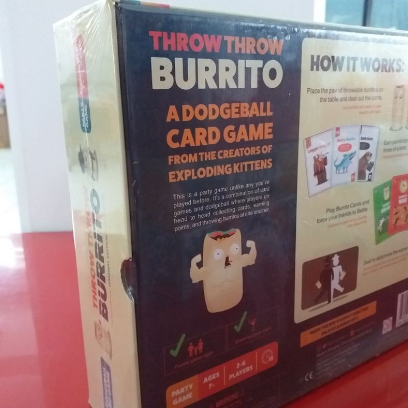 throw throw burrito board game