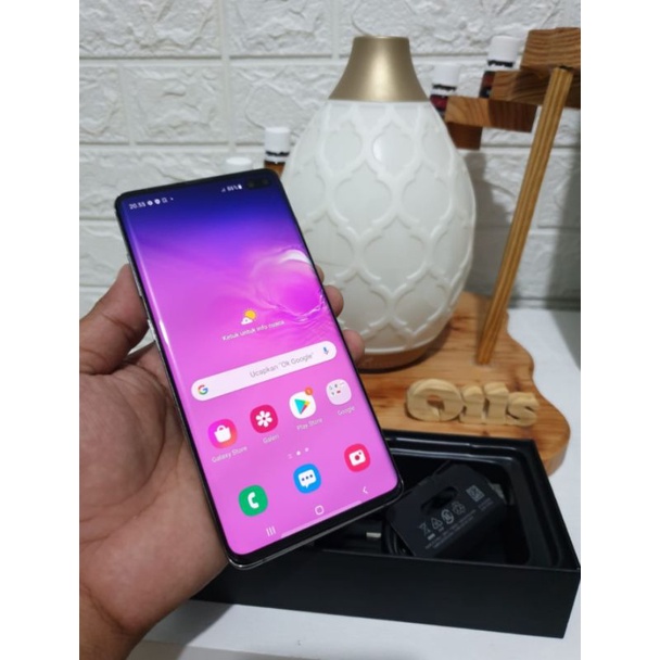 SAMSUNG S10 PLUS RAM 6/64GB DUALSIM NO MINUS FULLSET NO HS