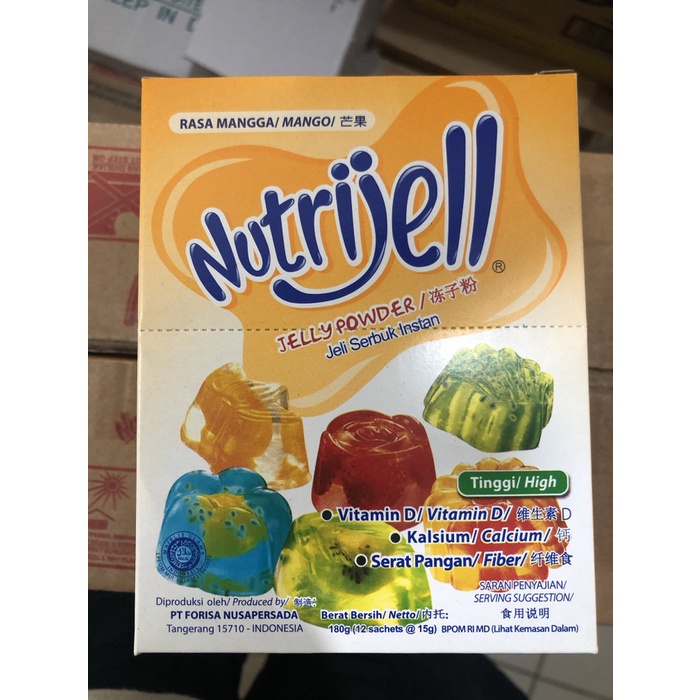 

Ds2011Z Nutrijell Mangga 15 Gr Per Box Isi 12 Pcs Xz20X1Z11