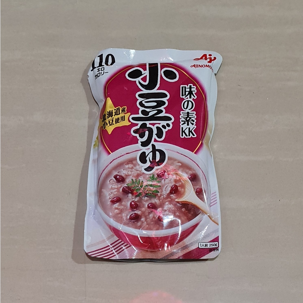 Ajinomoto KK Okayu Azuki Bean Porridge Koshihikari Japan Rice 250 Gram