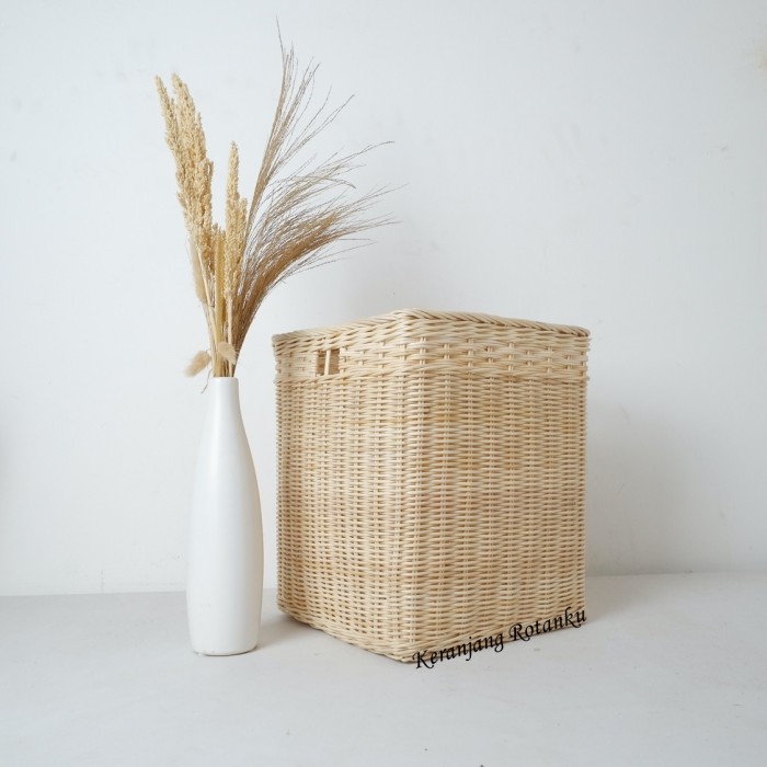 Keranjang Rotan Kotak 25x25x30