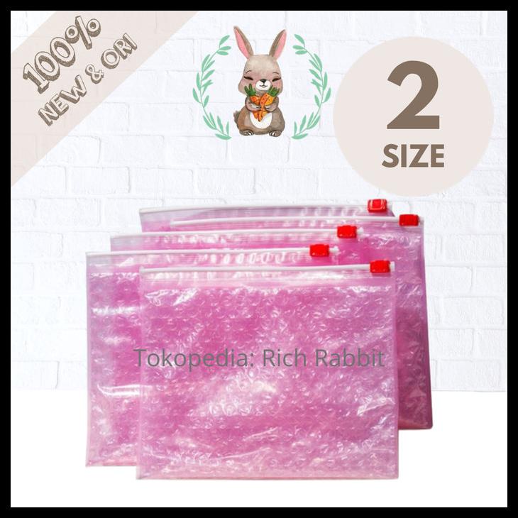 

BIG SALE GLOSSIER PINK POUCH / KANTONG TAS CLUTCH BUBBLE WRAP TERLARIS002