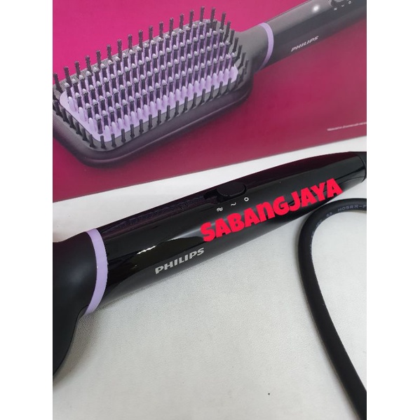 Sisir Panas Pelurus Elektrik Philips BHH880 - Philips Heated Straightening BH880