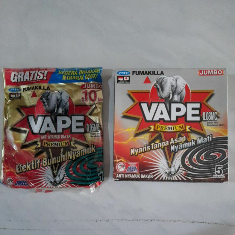 VAPE JUMBO OBAT NYAMUK BAKAR TANPA ASAP