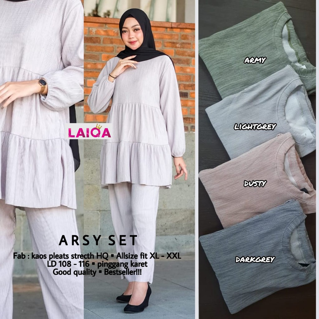 ARSY SET BY LAIQA Baju Setelan Wanita