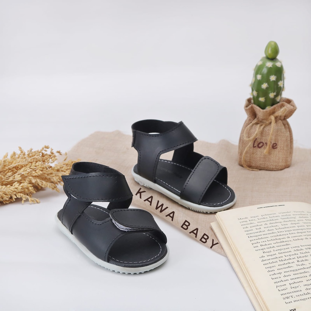 sepatu sandal bunyi slide ban 2 prepet velcro