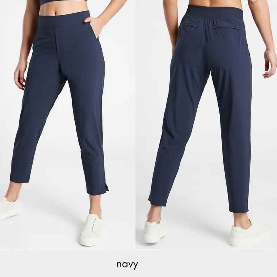 Athleta GAP Brooklyn Ankle Pants - Celana Katun / Celana Santai / Celana Sehari-hari Wanita