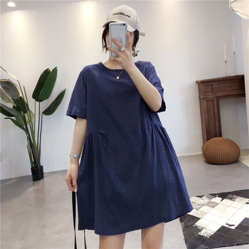 IDR-20 simple casual dress wanita import korea jepang