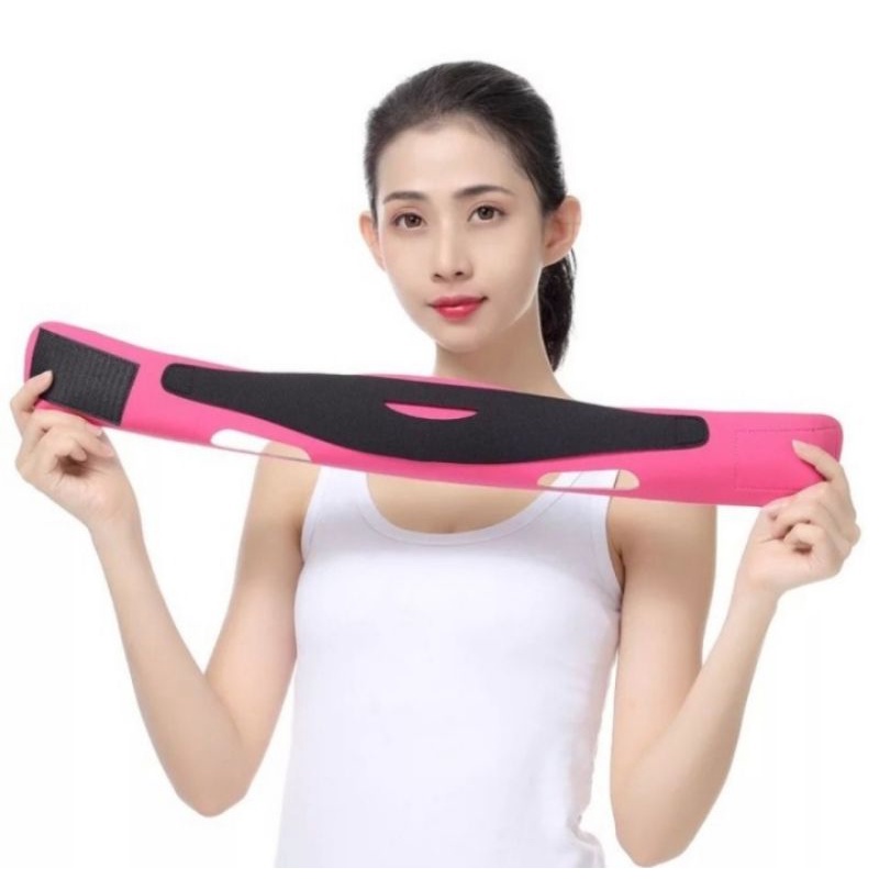 Korset Pria / Wanita Sabuk Pelangsing Pipi penirus Plangsing Sabuk Korset Belt FACE OVAL