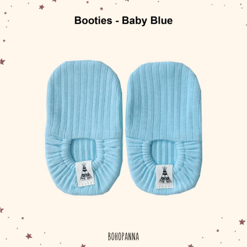 BOHOPANNA - BABY BOOTIES BOHOBABY ( SEPATU BAYI )-Baby Blue
