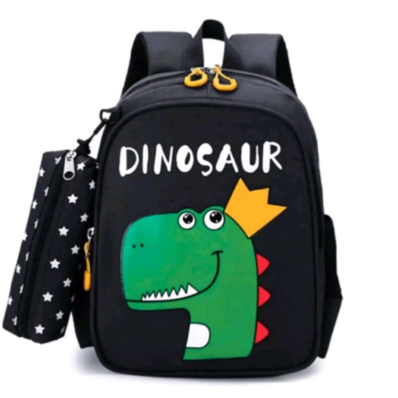 DAEYBAG-TAS RANSEL ANAK KARAKTER DINOSAURUS MOTIF PRINT TERBARU 2022