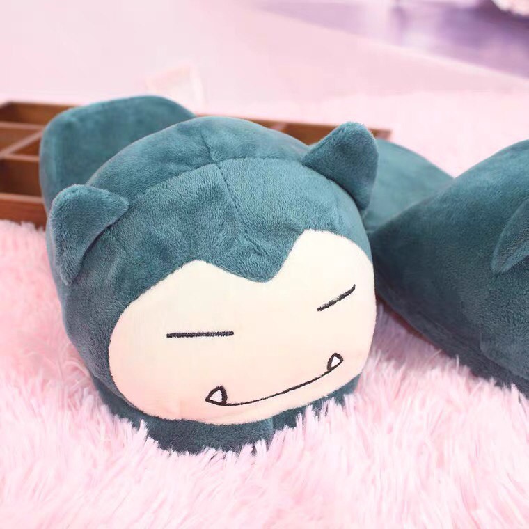 SANDAL KAMAR TIDUR POKEMON SNORLAX EEVEE PIKACHU SEPATU RUMAH IMPOR