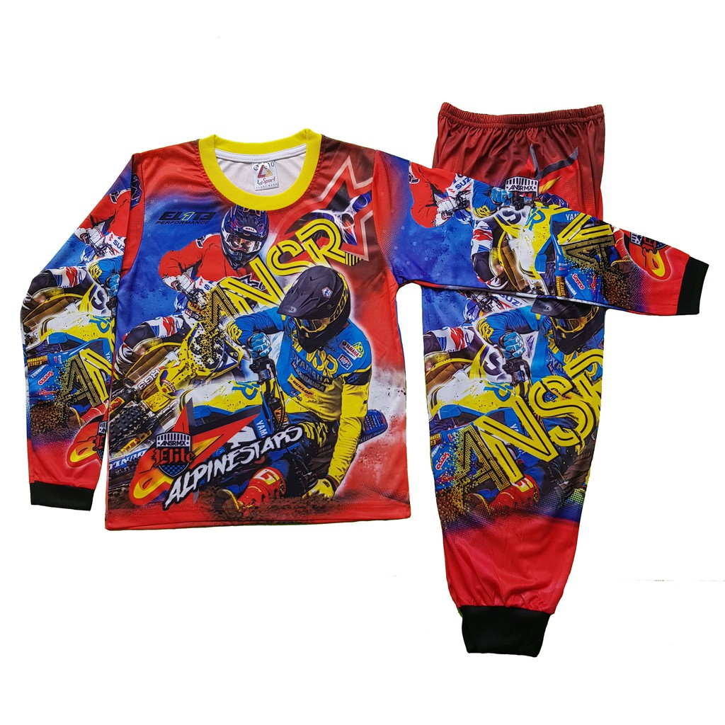 Baju Celana Anak Sepeda Motor Balap Trail 001