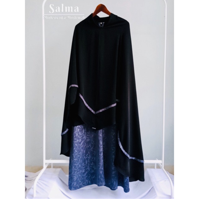 set gamis fursan kombinasi embos