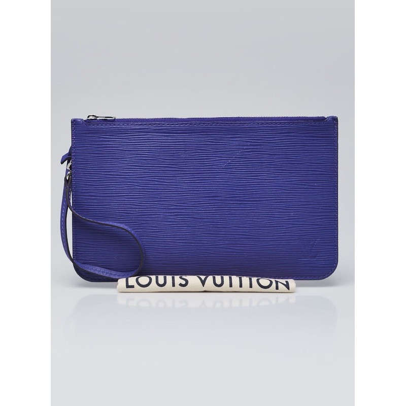 Louis Vuitton Authentic Epi Zipper Clutch Neverfull - Figue