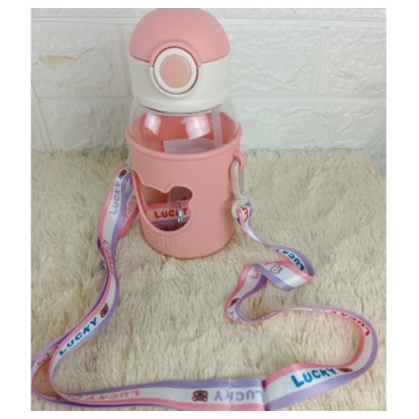 Botol Minum Anak Tali Beruang Pouch 620 Ml Murah