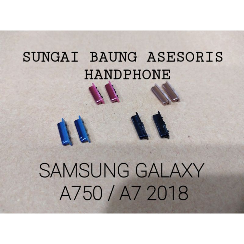 PERNIK TOMBOL LUAR TOMBOL VOLUME SAMSUNG GALAXY A750 / A7 2018