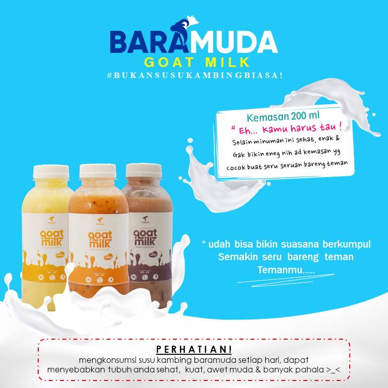 

Susu Kambing Baramuda Tidak Berbau 200ml