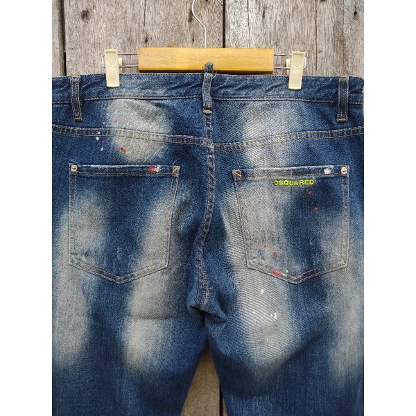 dsquared slim jeans second original size 36 blue acid