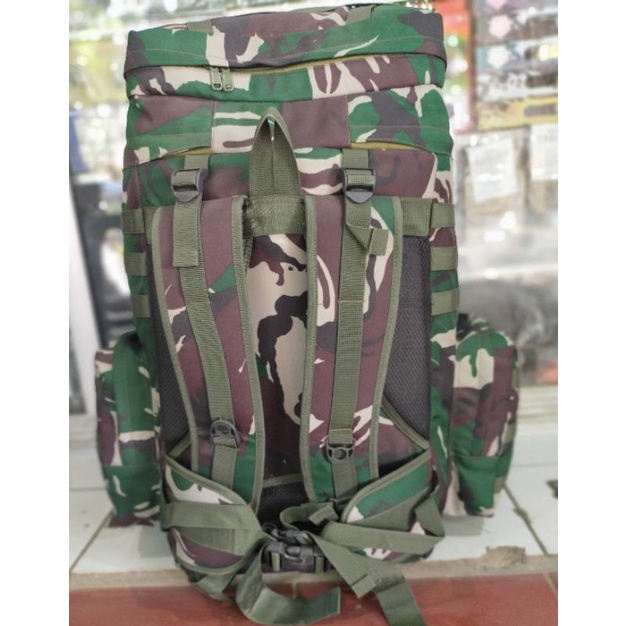 TAS RANSEL TAS PUNGGUNG JUMBO TAS LORENG ARMY