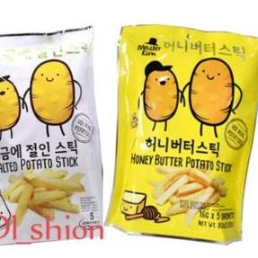 

Langsung Order Masterkim Potato / Master Kim potato snack Salted Spicy Honey butter/ potato chips/ french fries RR4.