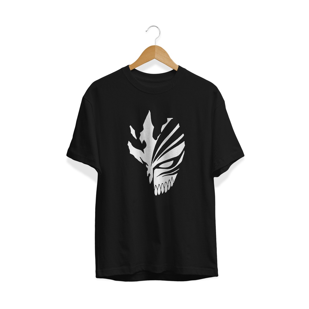 BAJU  KAOS BAJU ANIME BLEACH MASK DISTRO - KAOS DISTRO MURAH PREMIUM - T-SHIRT ANIME