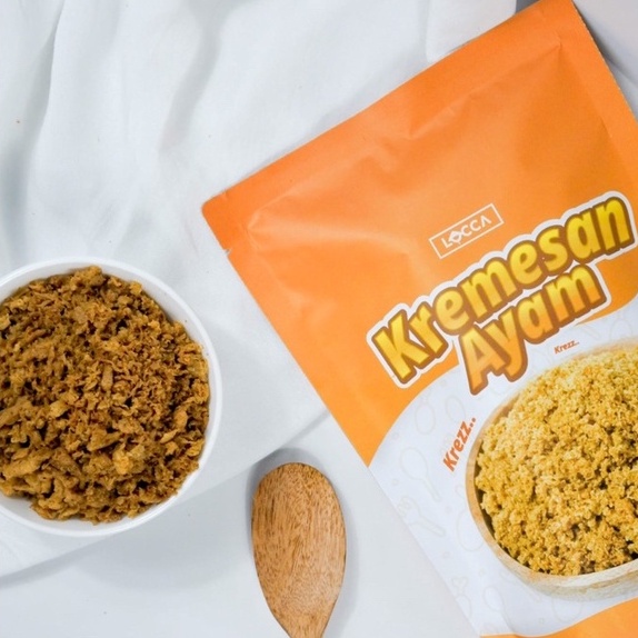 

Kremesan Ayam Kriuk Locca 100 gr - Cemilan Instan Ayam Kremes